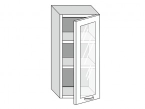 19.40.3 Шкаф настенный (h=913) на 400мм с 1-ой стекл. дверцей в Ишиме - ishim.magazinmebel.ru | фото