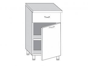 2.50.11 Шкаф-стол на 500мм с 1-им ящиком и 1-ой дверцей в Ишиме - ishim.magazinmebel.ru | фото