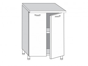 2.60.2 Шкаф-стол на 600мм с 2-мя дверцами в Ишиме - ishim.magazinmebel.ru | фото