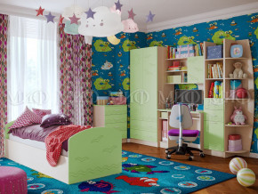 Детская комната Юниор-2 Салатовый в Ишиме - ishim.magazinmebel.ru | фото