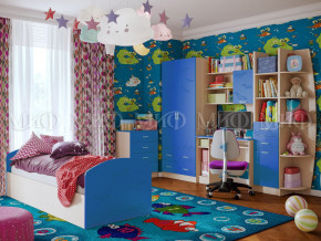 Детская комната Юниор-2 Синий в Ишиме - ishim.magazinmebel.ru | фото