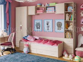 Детская комната Вега 1 Дуб беленый в Ишиме - ishim.magazinmebel.ru | фото