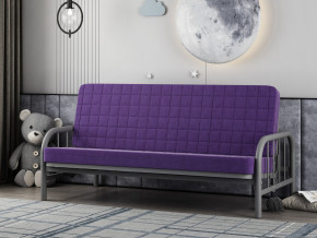 Диван-кровать Мадлен 4 Серый-Фиолетовый в Ишиме - ishim.magazinmebel.ru | фото