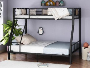 Двухъярусная кровать Гранада-1 140 черный в Ишиме - ishim.magazinmebel.ru | фото