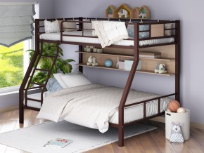 Двухъярусная кровать Гранада-1П коричневый в Ишиме - ishim.magazinmebel.ru | фото