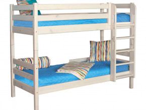 Двухъярусная кровать Соня с прямой лестницей Вариант 9 белая в Ишиме - ishim.magazinmebel.ru | фото - изображение 2