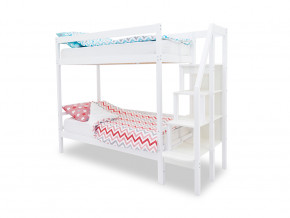 Двухъярусная кровать Svogen белый в Ишиме - ishim.magazinmebel.ru | фото