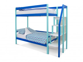 Двухъярусная кровать Svogen мятно-синий в Ишиме - ishim.magazinmebel.ru | фото