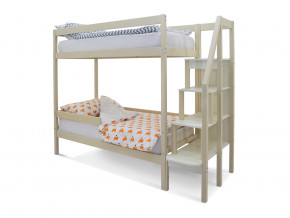 Двухъярусная кровать Svogen с бортиком бежевый в Ишиме - ishim.magazinmebel.ru | фото