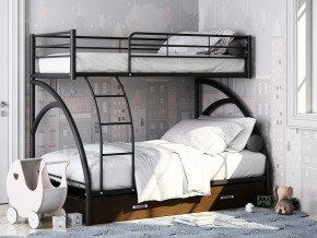 Двухъярусная кровать Виньола-2 Я черный в Ишиме - ishim.magazinmebel.ru | фото