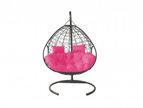 Кокон Для двоих с ротангом розовая подушка в Ишиме - ishim.magazinmebel.ru | фото