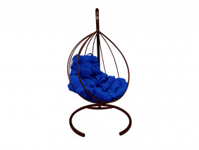 Кокон Капля без ротанга синяя подушка в Ишиме - ishim.magazinmebel.ru | фото