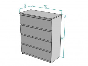 Комод Malta light K125 в Ишиме - ishim.magazinmebel.ru | фото - изображение 3