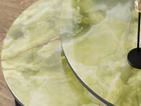 Комплект столов журнальных Стелла зеленый оникс в Ишиме - ishim.magazinmebel.ru | фото - изображение 4