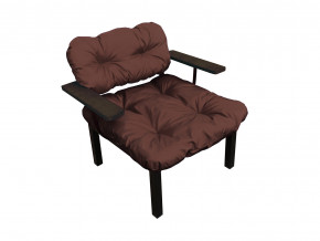 Кресло Дачное коричневая подушка в Ишиме - ishim.magazinmebel.ru | фото