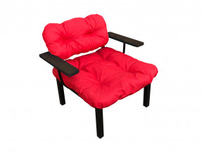 Кресло Дачное красная подушка в Ишиме - ishim.magazinmebel.ru | фото
