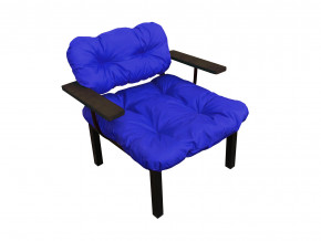 Кресло Дачное синяя подушка в Ишиме - ishim.magazinmebel.ru | фото
