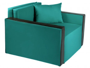 Кресло-кровать Милена с подлокотниками рогожка emerald в Ишиме - ishim.magazinmebel.ru | фото