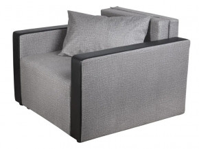 Кресло-кровать Милена с подлокотниками велюр серый в Ишиме - ishim.magazinmebel.ru | фото
