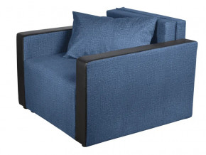 Кресло-кровать Милена с подлокотниками велюр синий в Ишиме - ishim.magazinmebel.ru | фото