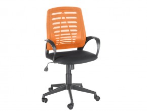 Кресло оператора Ирис стандарт оранжевый/черный в Ишиме - ishim.magazinmebel.ru | фото - изображение 1