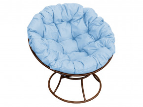 Кресло Папасан без ротанга голубая подушка в Ишиме - ishim.magazinmebel.ru | фото