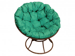 Кресло Папасан без ротанга зелёная подушка в Ишиме - ishim.magazinmebel.ru | фото