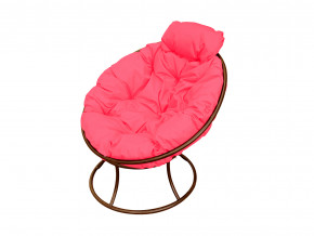 Кресло Папасан мини без ротанга розовая подушка в Ишиме - ishim.magazinmebel.ru | фото