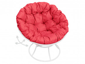 Кресло Папасан пружинка без ротанга красная подушка в Ишиме - ishim.magazinmebel.ru | фото