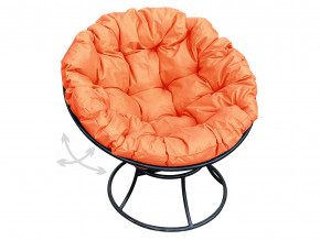 Кресло Папасан пружинка без ротанга оранжевая подушка в Ишиме - ishim.magazinmebel.ru | фото