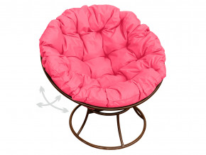 Кресло Папасан пружинка без ротанга розовая подушка в Ишиме - ishim.magazinmebel.ru | фото