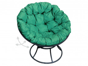Кресло Папасан пружинка без ротанга зелёная подушка в Ишиме - ishim.magazinmebel.ru | фото
