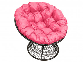 Кресло Папасан с ротангом розовая подушка в Ишиме - ishim.magazinmebel.ru | фото