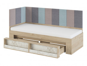 Кровать 0,8 с мягкими элементами 0,8 и 2,0 Алиса мод.1.3 в Ишиме - ishim.magazinmebel.ru | фото - изображение 2