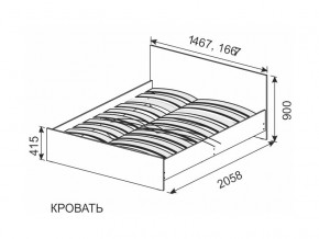 Кровать 1600х2000 ортопедическое основание в Ишиме - ishim.magazinmebel.ru | фото