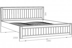 Кровать 1800 Оливия НМ 040.34-03 Х в Ишиме - ishim.magazinmebel.ru | фото - изображение 2