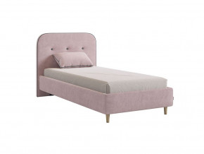 Кровать 900 Лео велюр нежно-розовый в Ишиме - ishim.magazinmebel.ru | фото