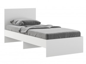 Кровать 900 Осло модуль М11 с настилом Лайт Белый в Ишиме - ishim.magazinmebel.ru | фото