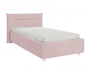 Кровать Альба 900 велюр нежно-розовый в Ишиме - ishim.magazinmebel.ru | фото