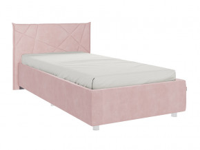 Кровать Бест 900 велюр нежно-розовый в Ишиме - ishim.magazinmebel.ru | фото
