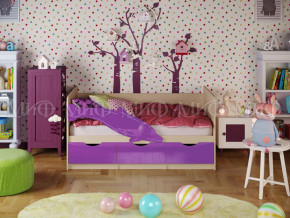 Кровать Дельфин-1 1800 Фиолетовый металлик в Ишиме - ishim.magazinmebel.ru | фото