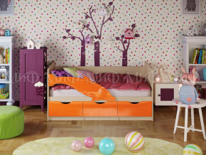 Кровать Дельфин-1 1800 Оранжевый металлик в Ишиме - ishim.magazinmebel.ru | фото