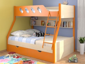 Кровать Дельта 20.02 оранжевая в Ишиме - ishim.magazinmebel.ru | фото
