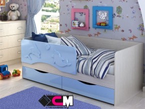 Кровать детская Алиса КР 812 голубая 1600 в Ишиме - ishim.magazinmebel.ru | фото