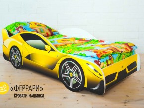 Кровать детская машинка Феррари в Ишиме - ishim.magazinmebel.ru | фото - изображение 1