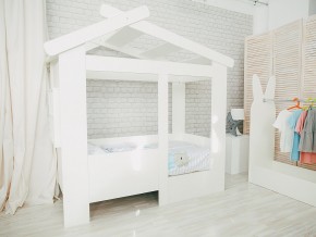 Кровать детская Теремок без ящика белая в Ишиме - ishim.magazinmebel.ru | фото