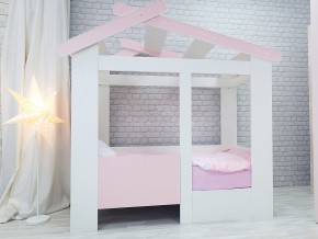 Кровать детская Теремок без ящика розовая в Ишиме - ishim.magazinmebel.ru | фото