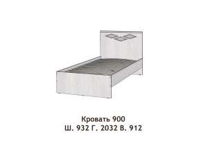 Кровать Диана 900 в Ишиме - ishim.magazinmebel.ru | фото - изображение 2