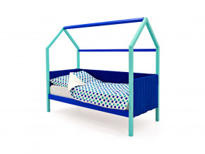 Кровать-домик мягкий Svogen мятно-синий в Ишиме - ishim.magazinmebel.ru | фото