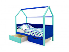 Кровать-домик мягкий Svogen с ящиками мятно-синий в Ишиме - ishim.magazinmebel.ru | фото - изображение 3